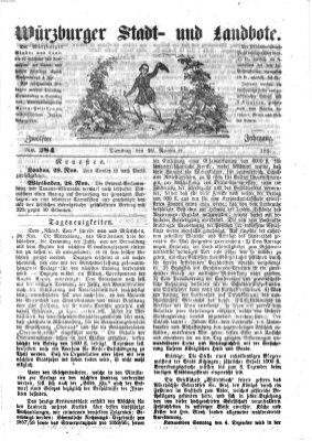 Würzburger Stadt- und Landbote Dienstag 29. November 1859