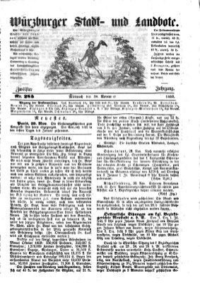 Würzburger Stadt- und Landbote Mittwoch 30. November 1859