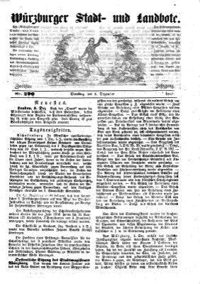 Würzburger Stadt- und Landbote Dienstag 6. Dezember 1859