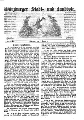 Würzburger Stadt- und Landbote Mittwoch 7. Dezember 1859