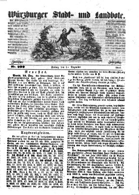 Würzburger Stadt- und Landbote Freitag 16. Dezember 1859