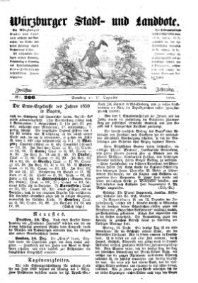 Würzburger Stadt- und Landbote Samstag 17. Dezember 1859