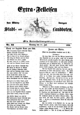 Würzburger Stadt- und Landbote Sonntag 10. Juli 1859