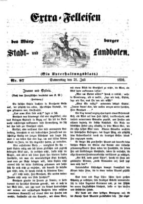 Würzburger Stadt- und Landbote Donnerstag 21. Juli 1859