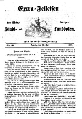 Würzburger Stadt- und Landbote Sonntag 31. Juli 1859