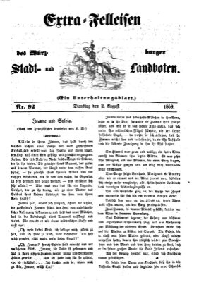 Würzburger Stadt- und Landbote Dienstag 2. August 1859