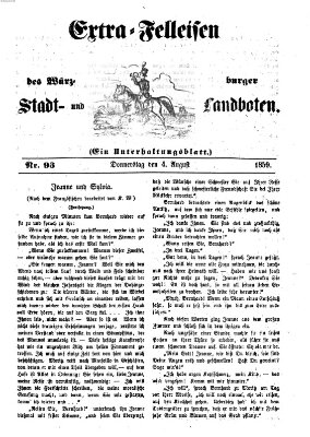 Würzburger Stadt- und Landbote Donnerstag 4. August 1859