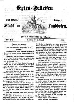 Würzburger Stadt- und Landbote Sonntag 7. August 1859