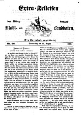 Würzburger Stadt- und Landbote Donnerstag 11. August 1859