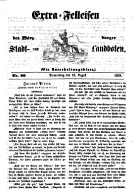 Würzburger Stadt- und Landbote Donnerstag 18. August 1859