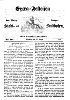 Würzburger Stadt- und Landbote Dienstag 23. August 1859