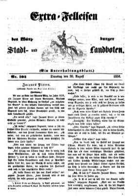 Würzburger Stadt- und Landbote Dienstag 30. August 1859