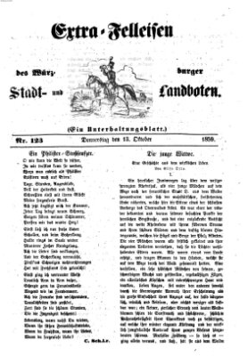 Würzburger Stadt- und Landbote Donnerstag 13. Oktober 1859