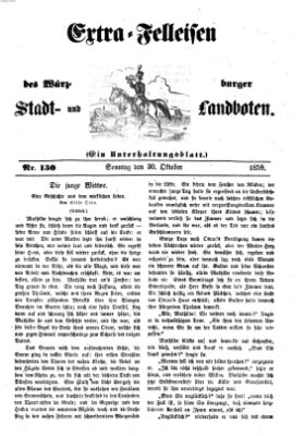 Würzburger Stadt- und Landbote Sonntag 30. Oktober 1859