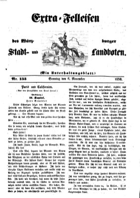 Würzburger Stadt- und Landbote Sonntag 6. November 1859