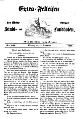 Würzburger Stadt- und Landbote Sonntag 13. November 1859