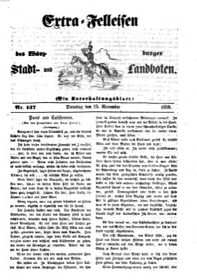 Würzburger Stadt- und Landbote Dienstag 15. November 1859