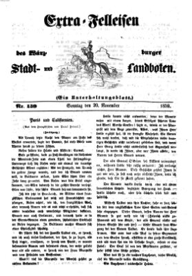 Würzburger Stadt- und Landbote Sonntag 20. November 1859