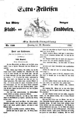 Würzburger Stadt- und Landbote Dienstag 22. November 1859