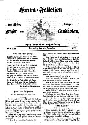 Würzburger Stadt- und Landbote Donnerstag 24. November 1859