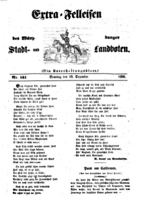 Würzburger Stadt- und Landbote Sonntag 18. Dezember 1859