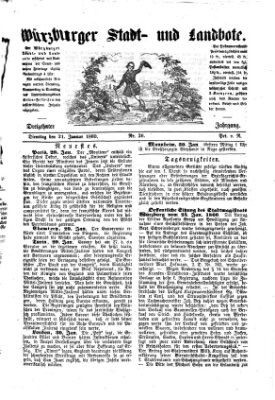 Würzburger Stadt- und Landbote Dienstag 31. Januar 1860