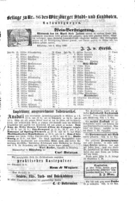 Würzburger Stadt- und Landbote Dienstag 10. April 1860