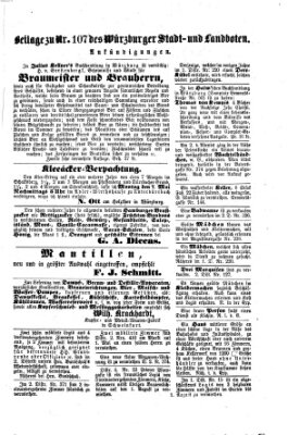 Würzburger Stadt- und Landbote Freitag 4. Mai 1860