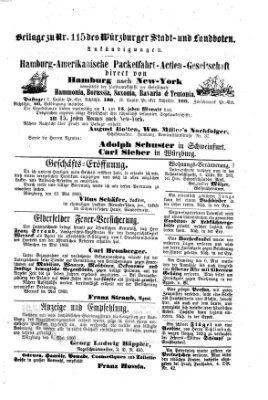 Würzburger Stadt- und Landbote Montag 14. Mai 1860