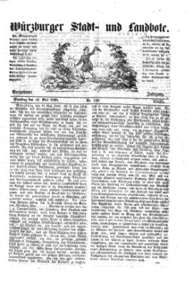 Würzburger Stadt- und Landbote Samstag 19. Mai 1860