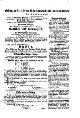 Würzburger Stadt- und Landbote Mittwoch 30. Mai 1860