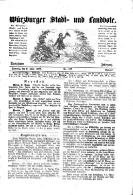 Würzburger Stadt- und Landbote Samstag 9. Juni 1860