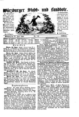 Würzburger Stadt- und Landbote Mittwoch 27. Juni 1860