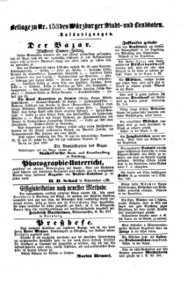 Würzburger Stadt- und Landbote Donnerstag 28. Juni 1860