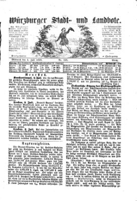 Würzburger Stadt- und Landbote Mittwoch 4. Juli 1860