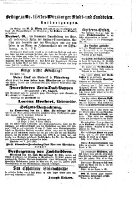 Würzburger Stadt- und Landbote Mittwoch 4. Juli 1860