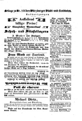 Würzburger Stadt- und Landbote Freitag 13. Juli 1860