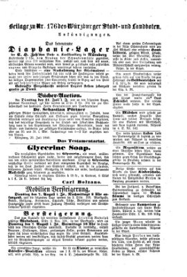 Würzburger Stadt- und Landbote Dienstag 24. Juli 1860