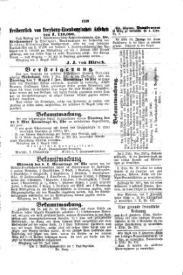 Würzburger Stadt- und Landbote Samstag 4. August 1860