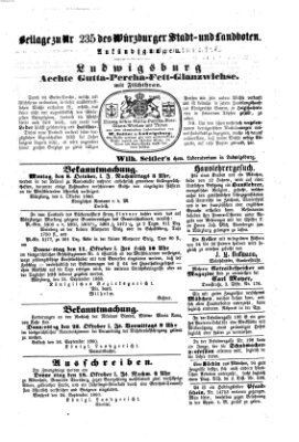 Würzburger Stadt- und Landbote Dienstag 2. Oktober 1860