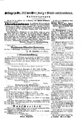 Würzburger Stadt- und Landbote Montag 26. November 1860