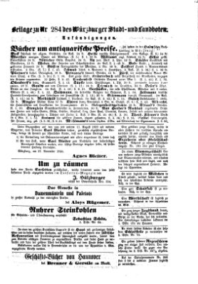 Würzburger Stadt- und Landbote Mittwoch 28. November 1860