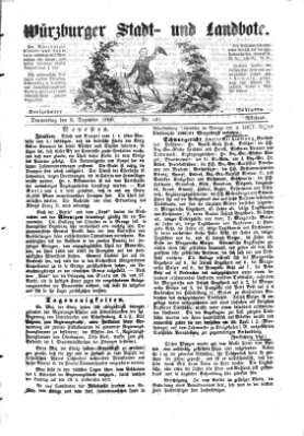 Würzburger Stadt- und Landbote Donnerstag 6. Dezember 1860