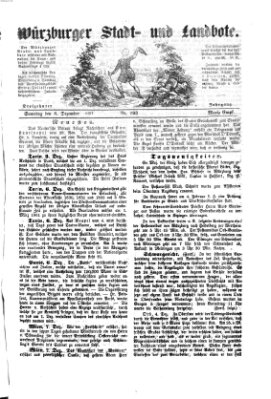 Würzburger Stadt- und Landbote Samstag 8. Dezember 1860