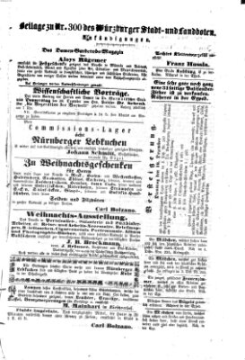 Würzburger Stadt- und Landbote Montag 17. Dezember 1860