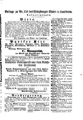 Würzburger Stadt- und Landbote Dienstag 2. Juli 1861