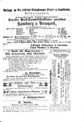 Würzburger Stadt- und Landbote Samstag 13. Juli 1861