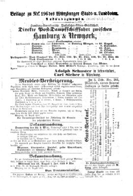 Würzburger Stadt- und Landbote Samstag 17. August 1861