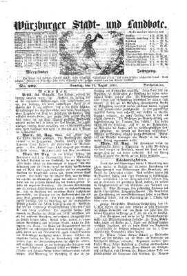 Würzburger Stadt- und Landbote Samstag 24. August 1861