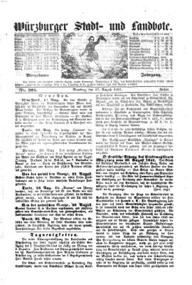 Würzburger Stadt- und Landbote Dienstag 27. August 1861